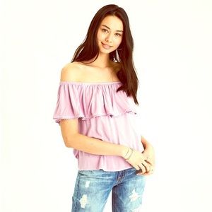 American Eagle Off the Shoulder Soft Top